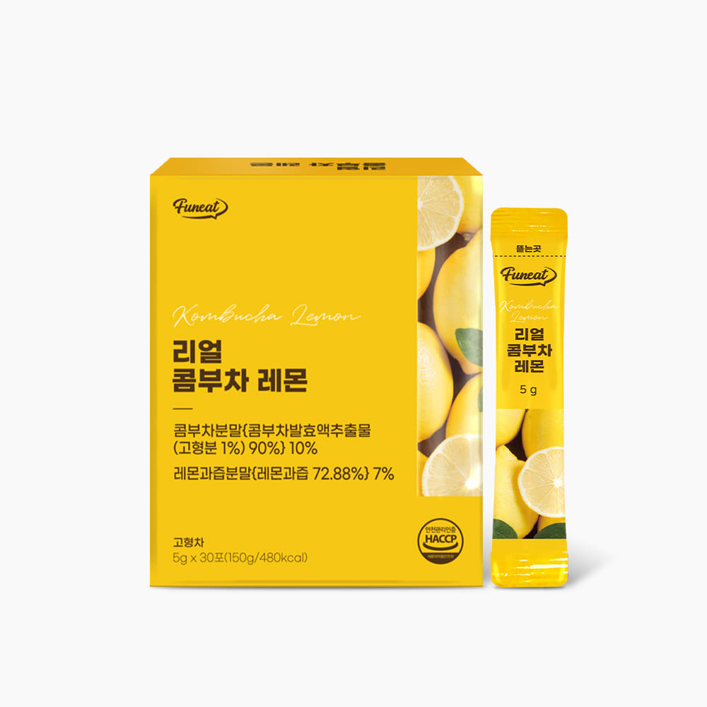 [도착보장] 리얼 콤부차 레몬 5g x 30포